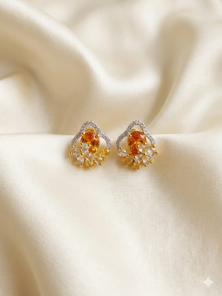 Gold Polish Earring