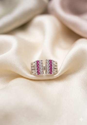 solitaire stacking ring