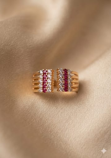 solitaire stacking ring
