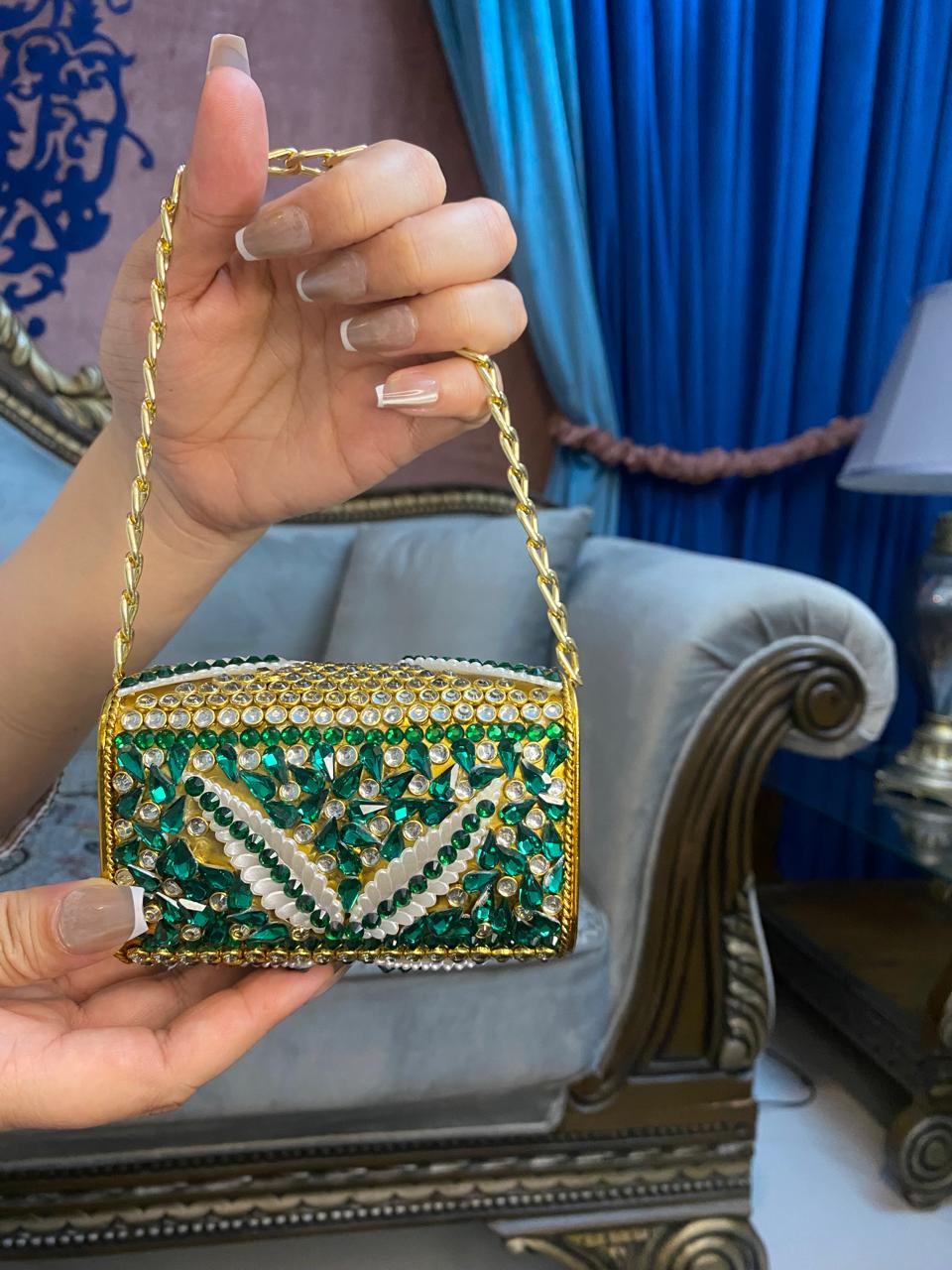 Sparkle Pearl Luxe shimmer bag