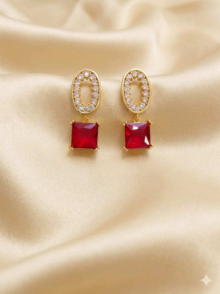 Huggie Charm earrin