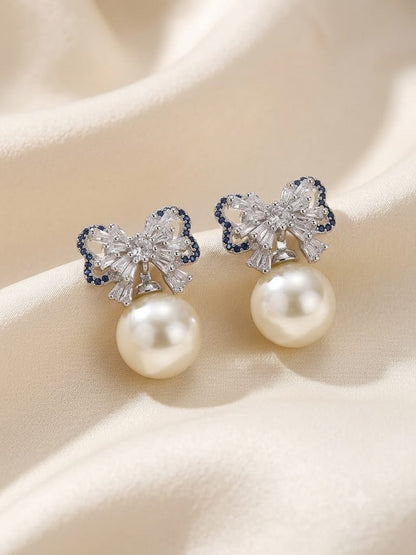 Silver Butterfly Earring