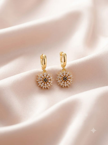Dazzling Sunburst Earrings