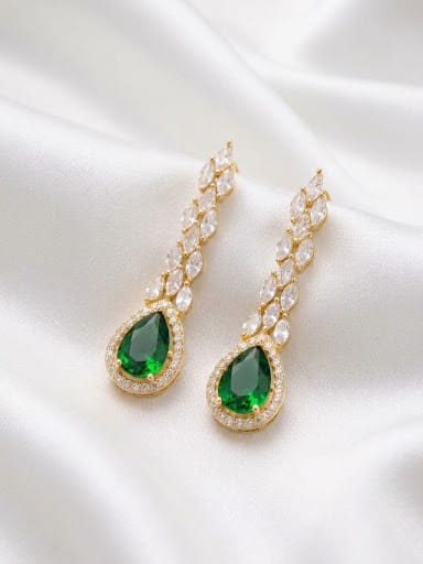 Emerald Palm Dangle