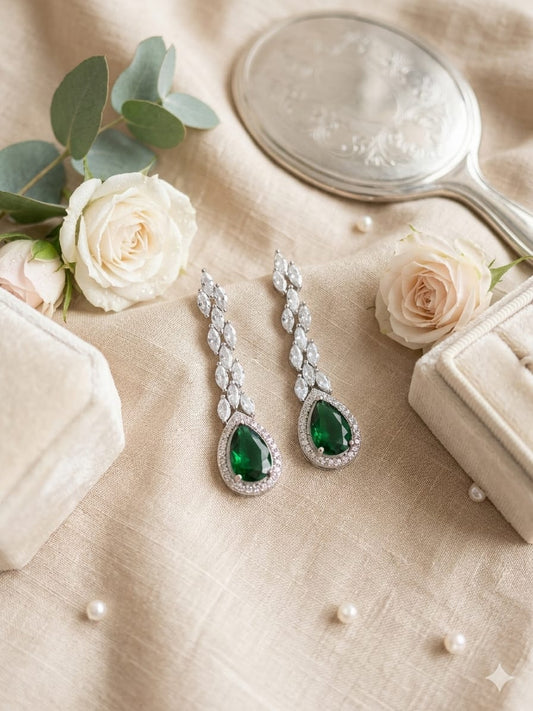 Emerald Palm Dangle