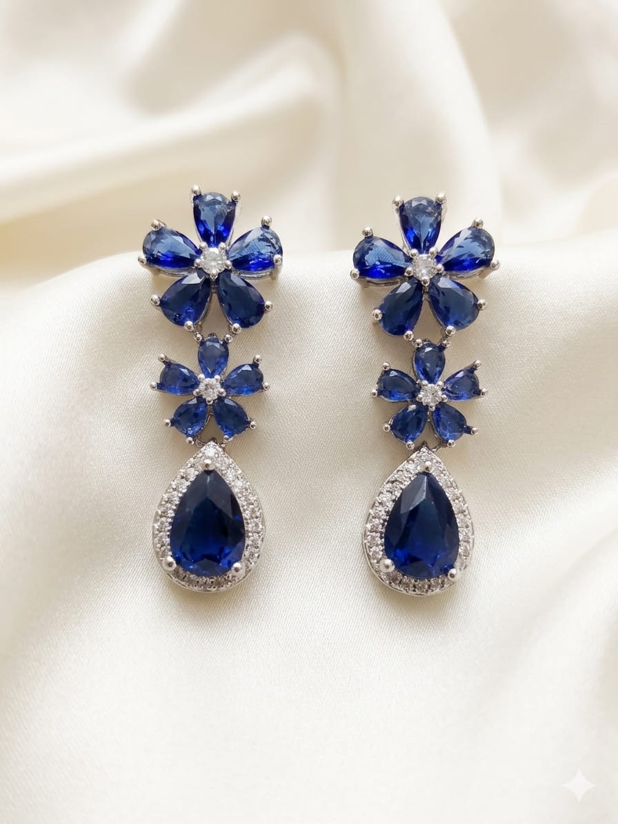 Royal Sapphire Earring