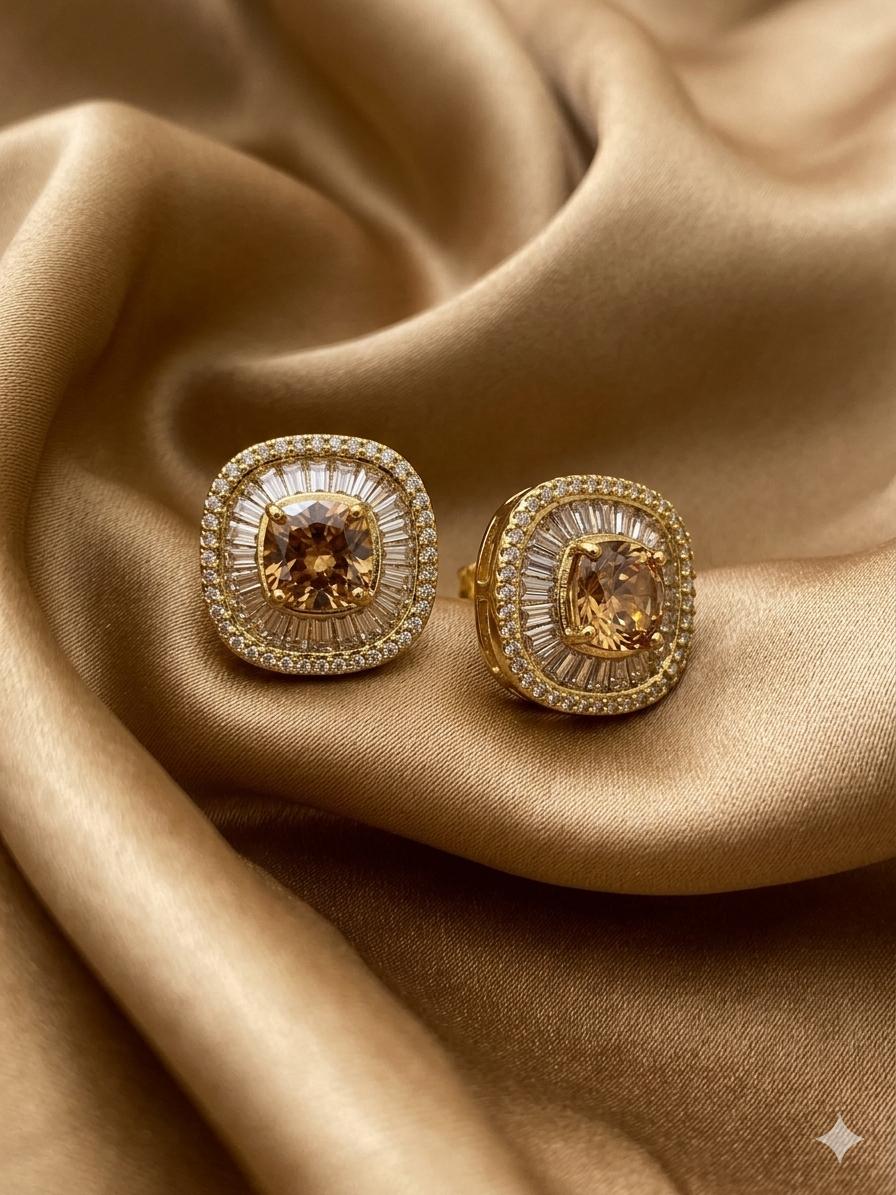 Studded Gold earring