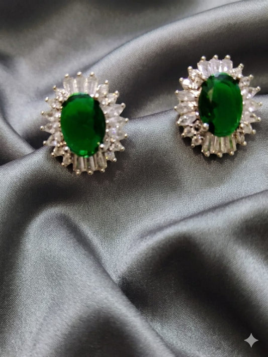 Oval Stud Earring