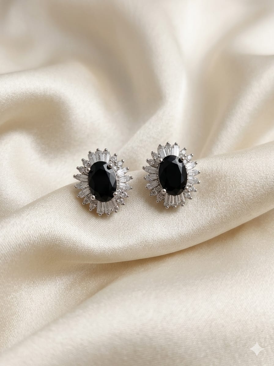 Oval Stud Earring