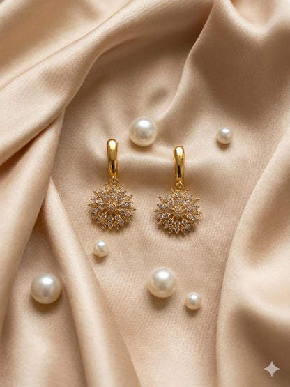 Dazzling Sunburst Earrings