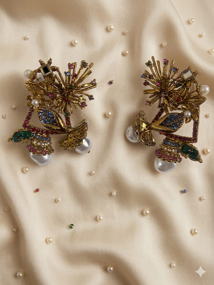 Turquoise Preal Earrings