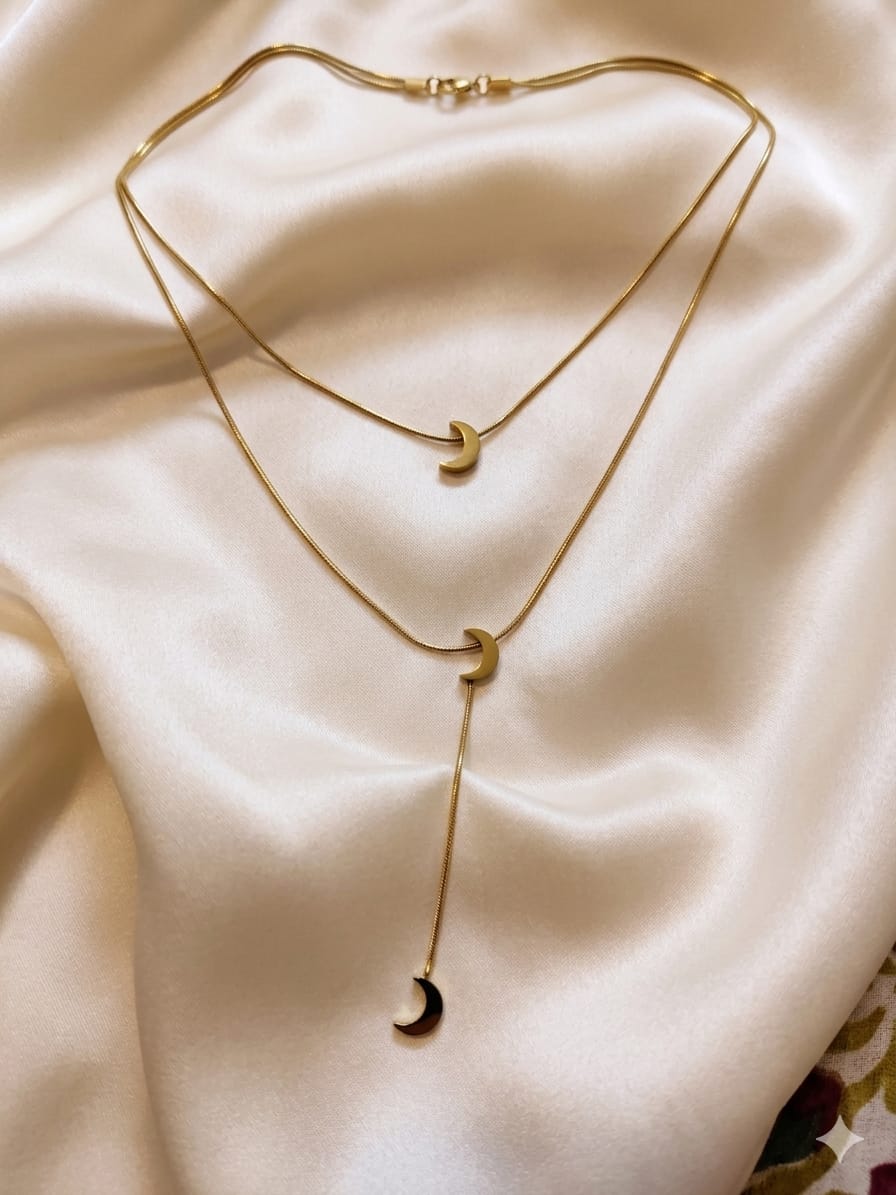 Moon Triple Glow Necklace