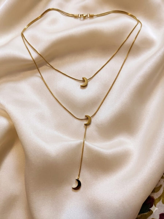 Moon Triple Glow Necklace