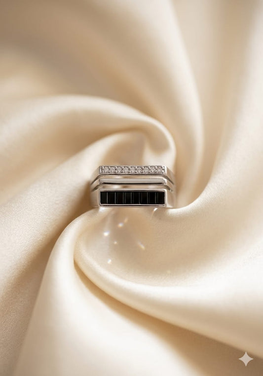 Midnight Bar Luxe Ring