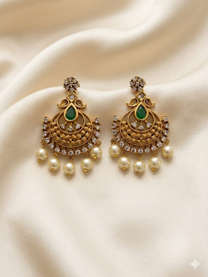 SouthIndian kundan earring