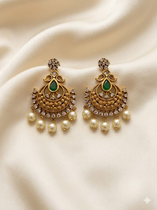 SouthIndian kundan earring