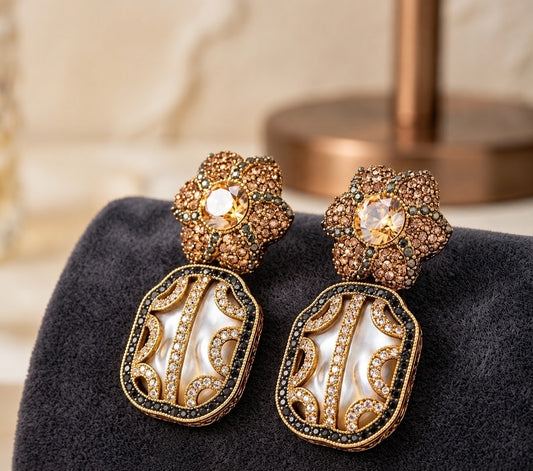 Floral Drop Earrings