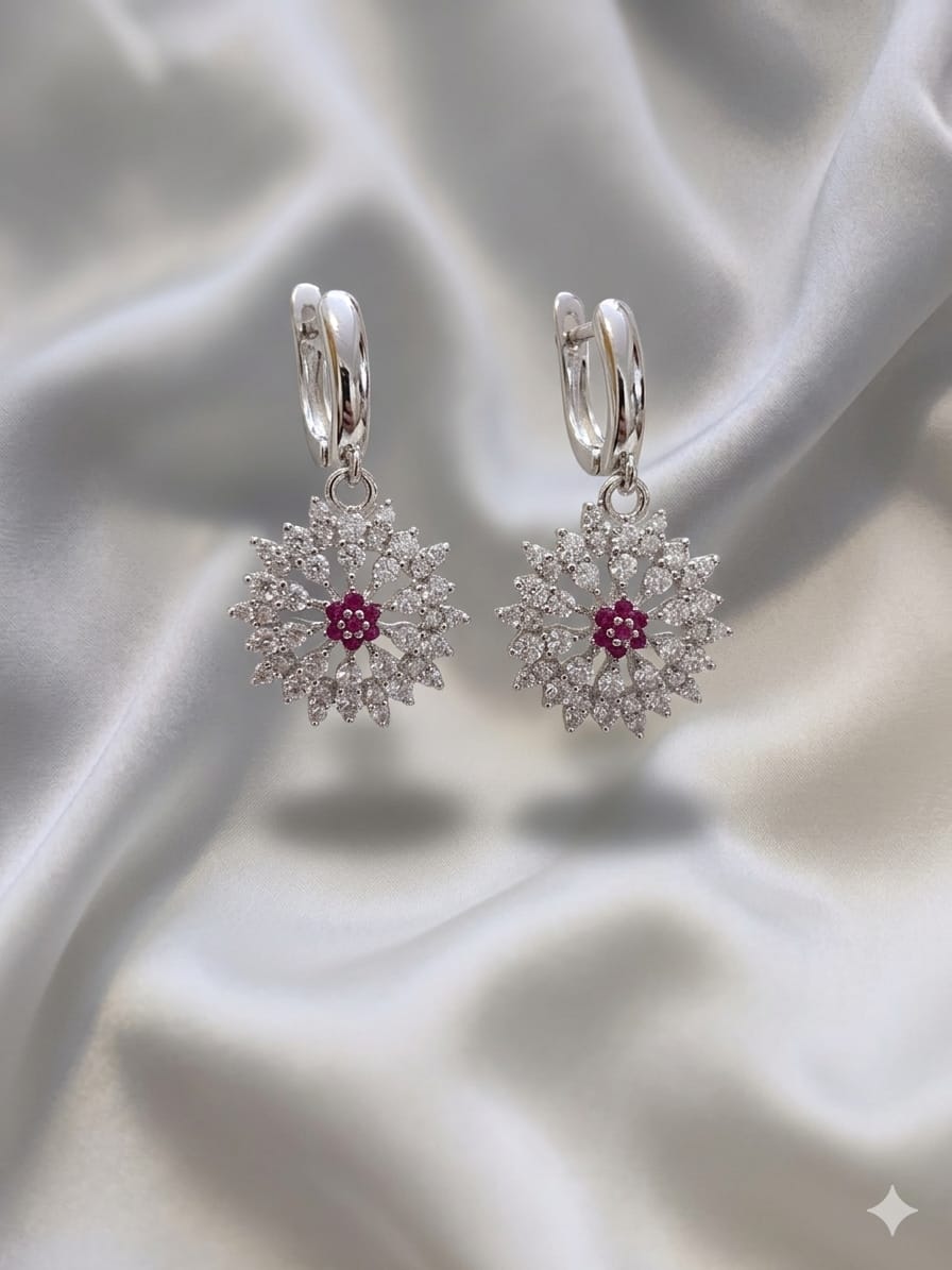 Dazzling Sunburst Earrings