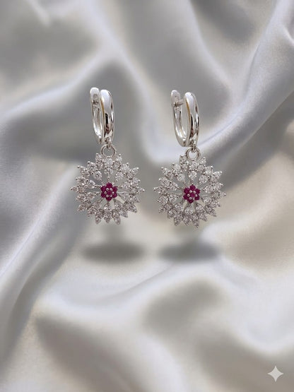 Dazzling Sunburst Earrings