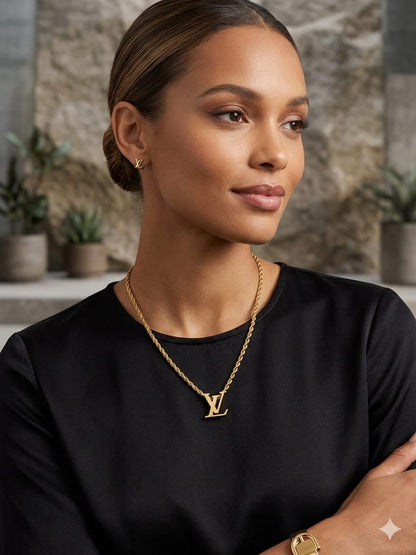 LV Pendant Neclace