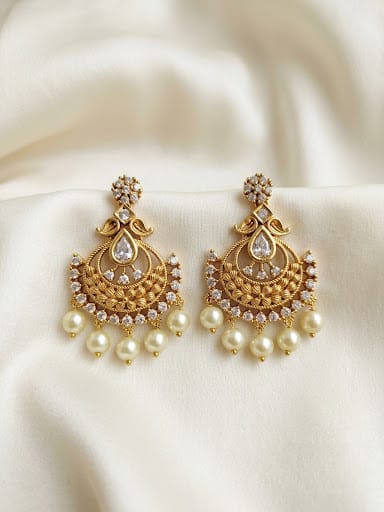 SouthIndian kundan earring