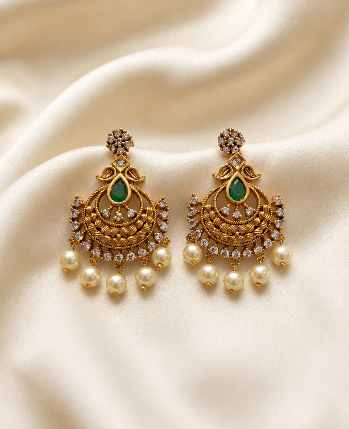 SouthIndian kundan earring